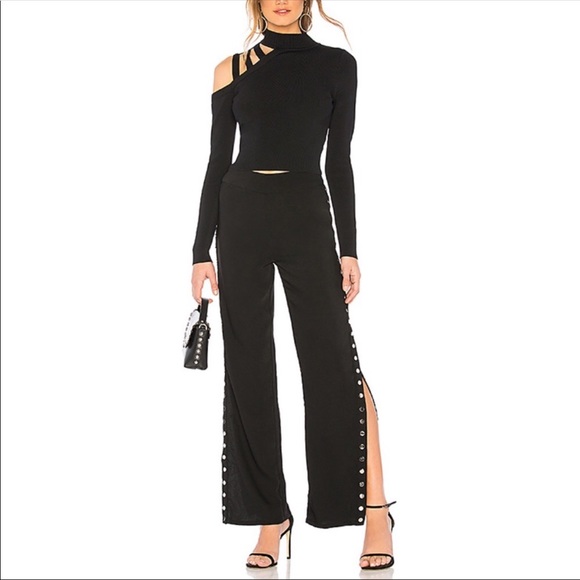 Lovers + Friends Pants - Lovers+Friends Snap Button Pants